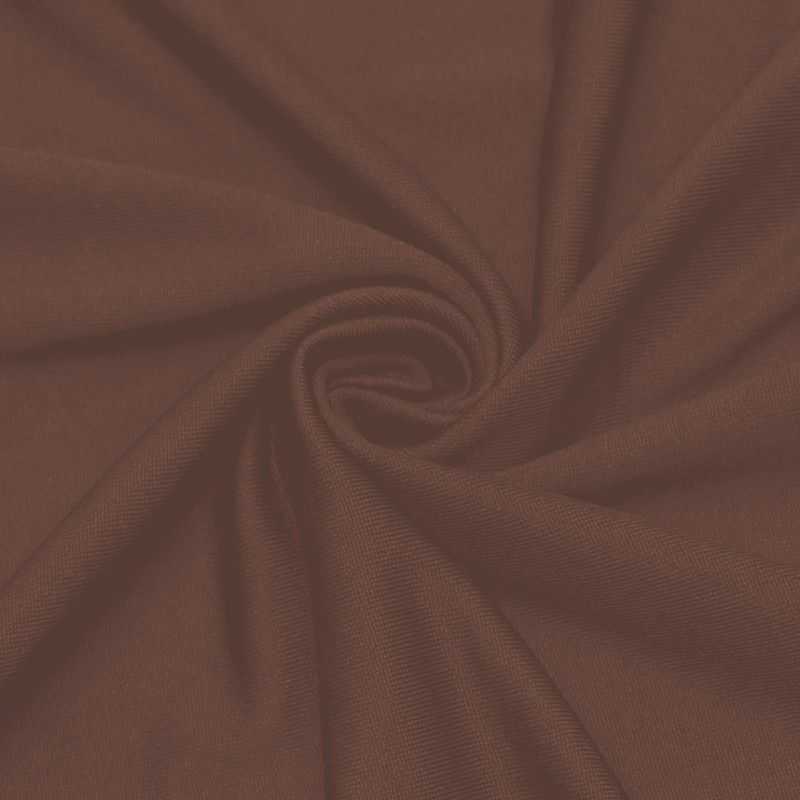 Stretch Spandex 6 ft Round Table Cover Chocolate 