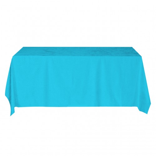 90 x 132 Inch Rectangular Royal Velvet Tablecloth Turquoise 