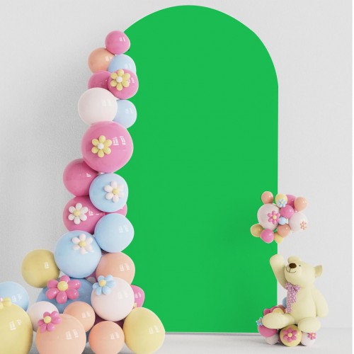 6FT Spandex Backdrop Stand Covers  Emerald