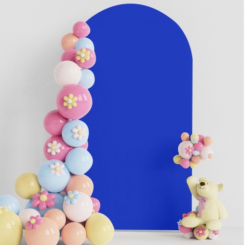 6FT Spandex Backdrop Stand Covers Royal Blue