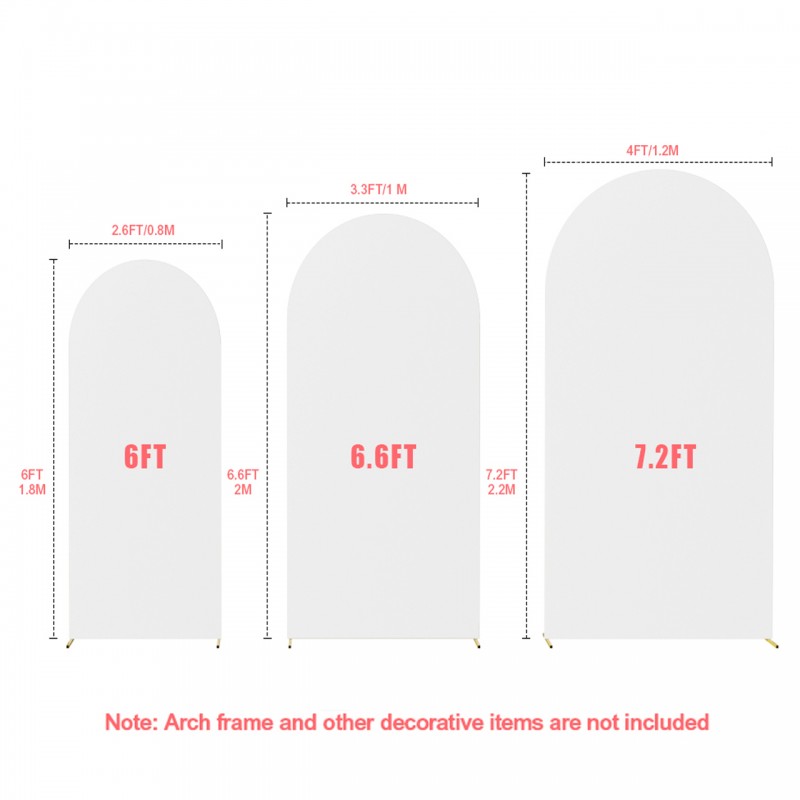 6FT Spandex Backdrop Stand Covers  Fuchsia 