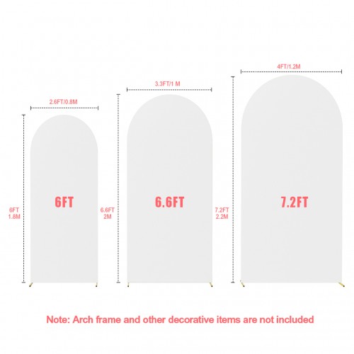 6FT Spandex Backdrop Stand Covers Chocolate 