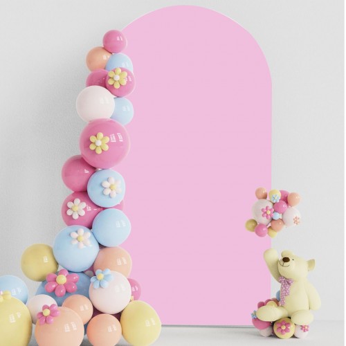 6FT Spandex Backdrop Stand Covers  Pink