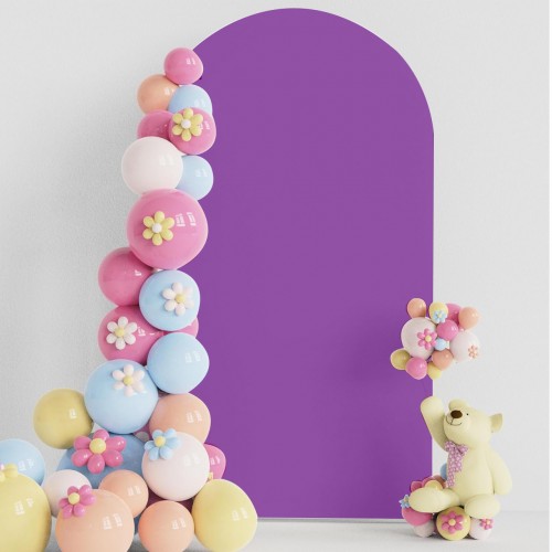 6FT Spandex Backdrop Stand Covers Purple