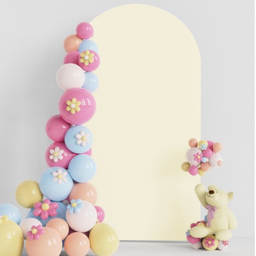 6FT Spandex Backdrop Stand Covers  Ivory