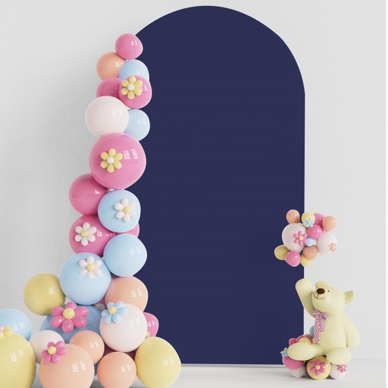 6FT Spandex Backdrop Stand Covers  Navy Blue 