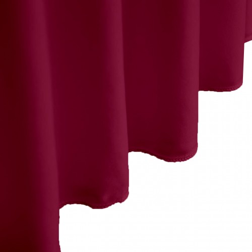 6FT Open Back Table Skirts Burgundy 
