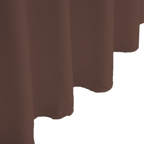 6FT Open Back Table Skirts Chocolate 