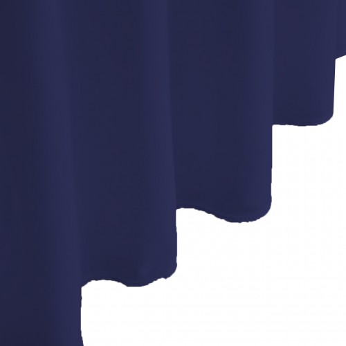 6FT Open Back Table Skirts  Navy Blue 