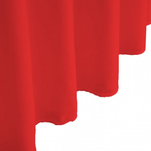 6FT Open Back Table Skirts Red 