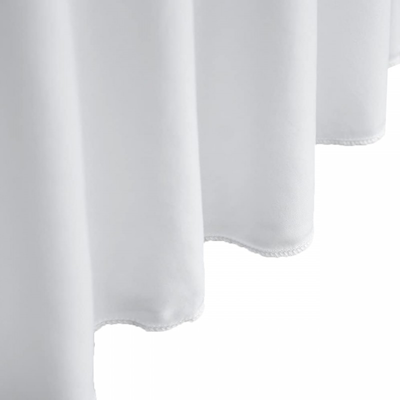 6FT Open Back Table Skirts White 