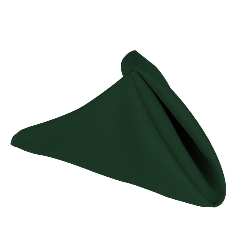 15.75 Inch Polyester Cloth Napkins Blackish Green 