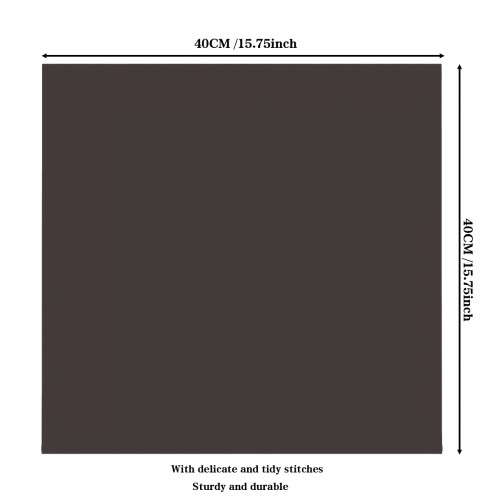 15.75 Inch Polyester Cloth Napkins Chocolate 