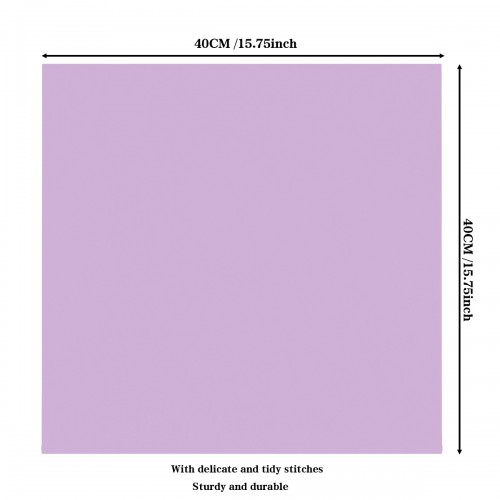 15.75 Inch Polyester Cloth Napkins Lavender 