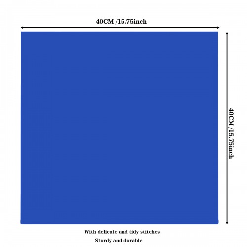 15.75 Inch Polyester Cloth Napkins Royal Blue