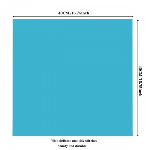 15.75 Inch Polyester Cloth Napkins Turquoise 