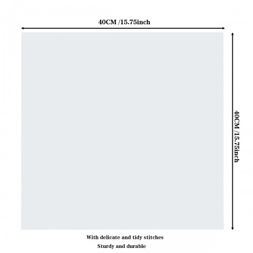 15.75 Inch Polyester Cloth Napkins White