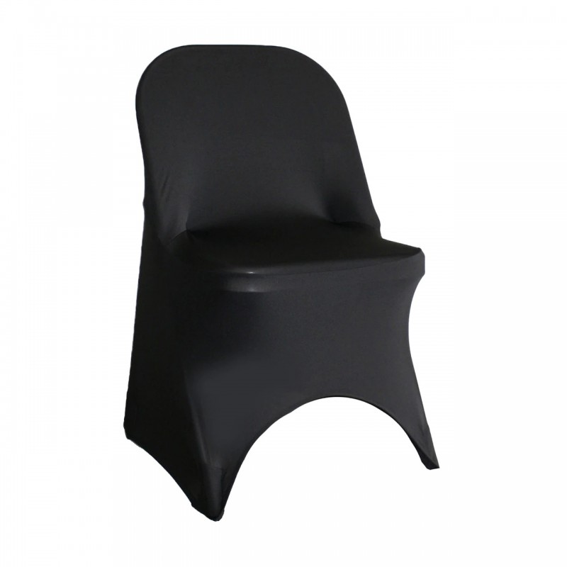 Spandex Folding Chair Cover Black 