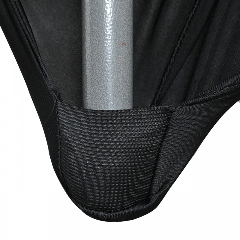 32 Inch Highboy Cocktail Round Stretch Spandex Table Cover Black 