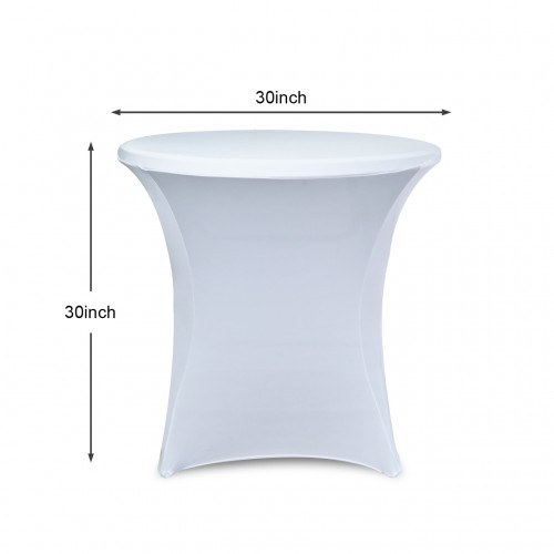 6FT Spandex Backdrop Stand Covers White 