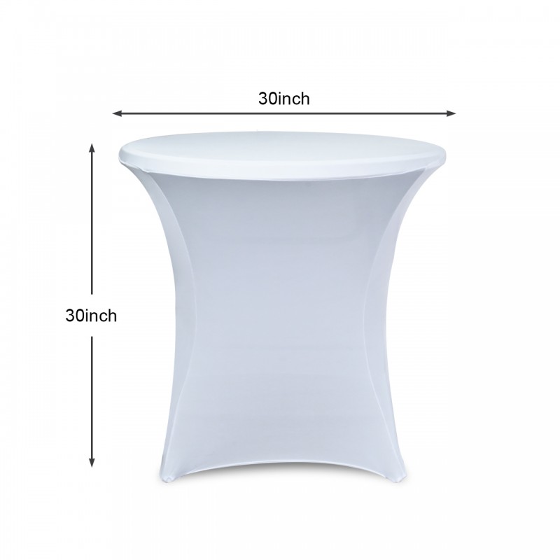 6FT Spandex Backdrop Stand Covers White 