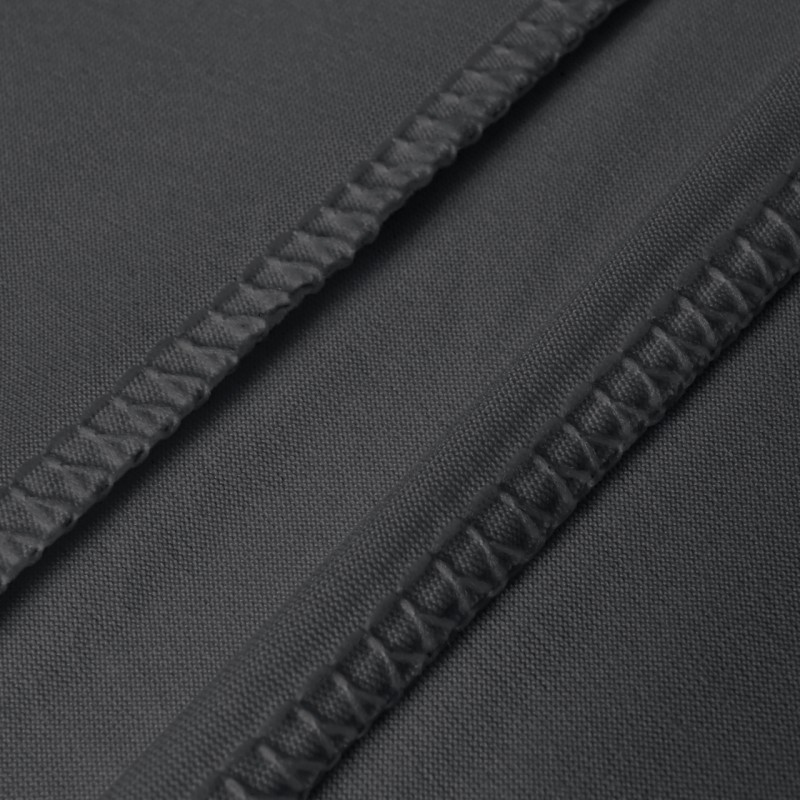 Stretch Spandex 6 ft Round Wavy Draping Table Cover Black 