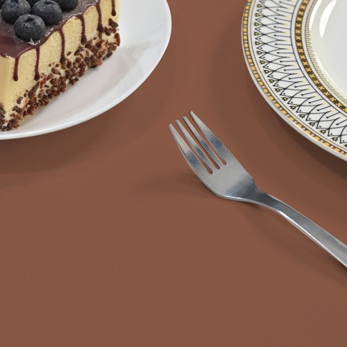 60" x 84" Rectangle Jacquard Tablecloth Plain patterns TableCloth Chocolate
