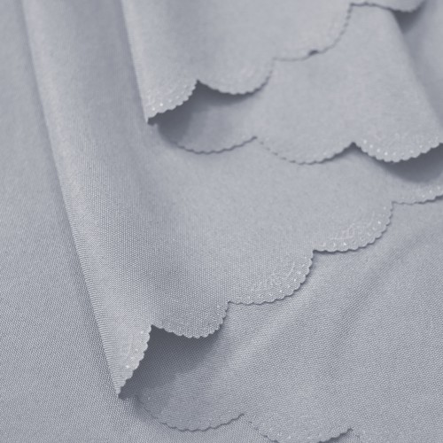 70" x 52"  Oval Jacquard Tablecloth Plain patterns Table Cloth Dark Gray 