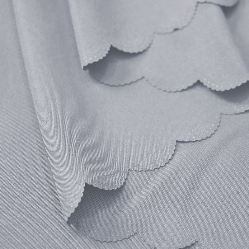 70" x 52"  Oval Jacquard Tablecloth Plain patterns Table Cloth Dark Gray 