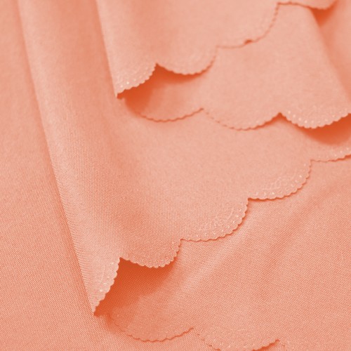 70" x 52"  Oval Jacquard Tablecloth Plain patterns Table Cloth Orange 