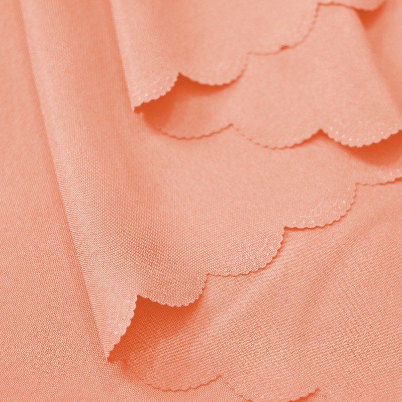 70" x 52"  Oval Jacquard Tablecloth Plain patterns Table Cloth Orange 