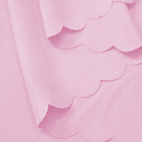 60" x 84" Rectangle Jacquard Tablecloth Plain patterns TableCloth Pink 