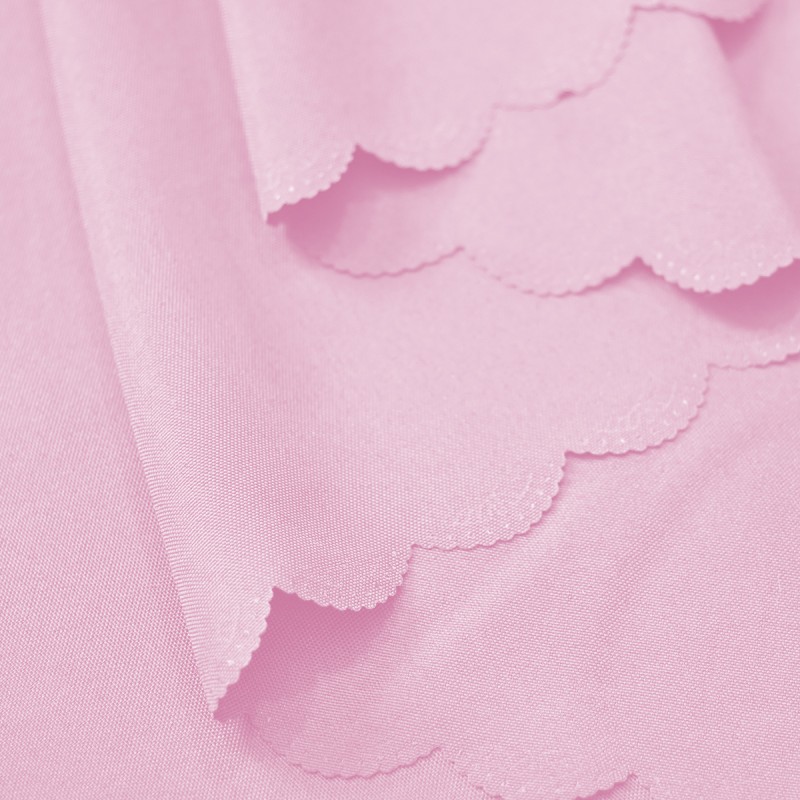 60" x 84" Rectangle Jacquard Tablecloth Plain patterns TableCloth Pink 