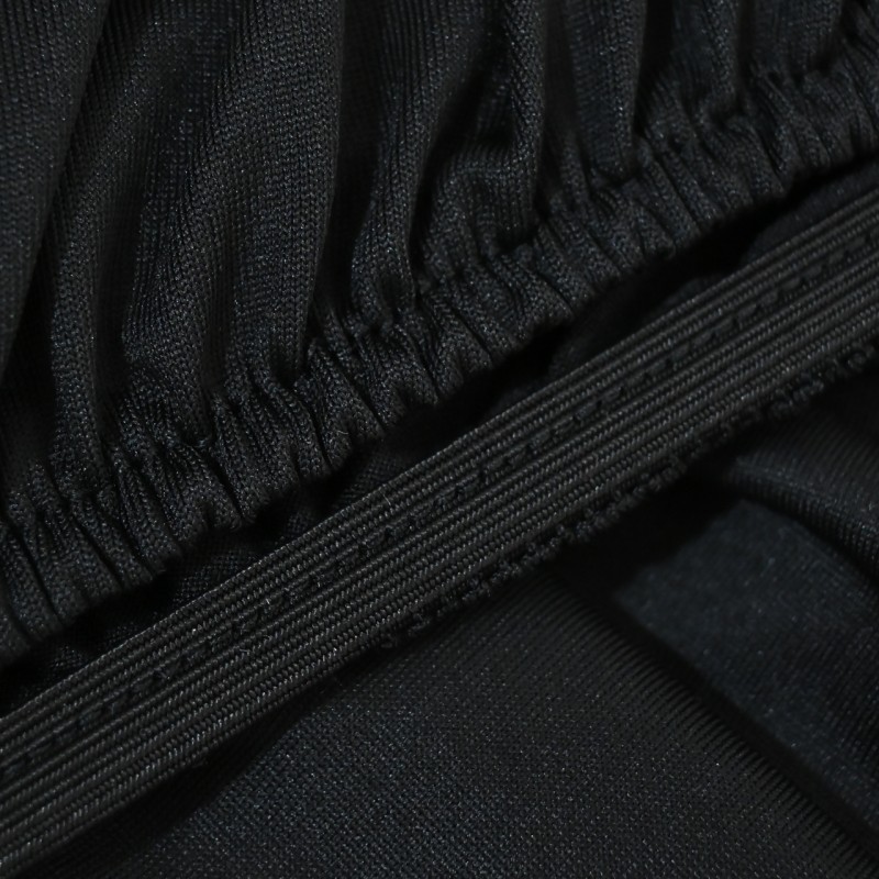 Stretch Spandex 5 ft Round Table Topper/Cap Black 