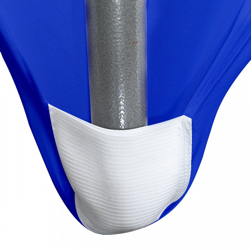 Stretch Spandex 6 ft Open Sides Rectangular Table Cover Royal Blue 