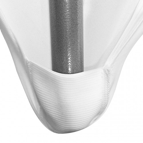Stretch Spandex 6 ft  Rectangular Table Cover White