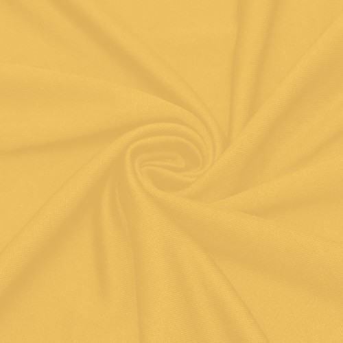 Stretch Spandex 6 ft Round Sides Open Table Cover Gold