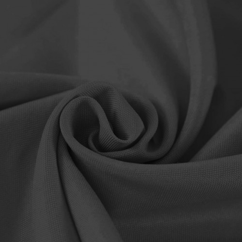 60 x 120 Inch Rectangular Polyester Tablecloth Black 
