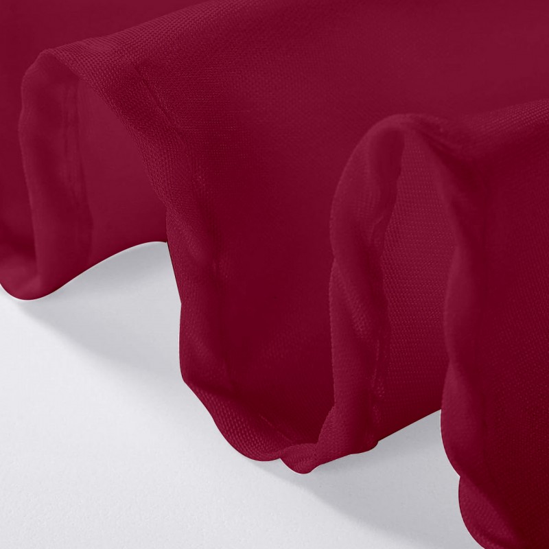 60 x 102 Inch Rectangular Polyester Tablecloth Burgundy 