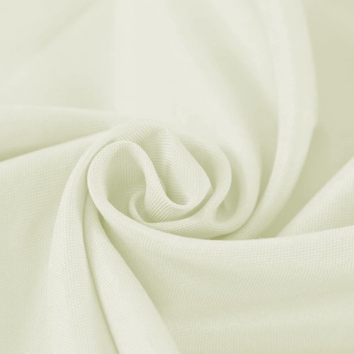 60 x 102 Inch Rectangular Polyester Tablecloth Ivory 