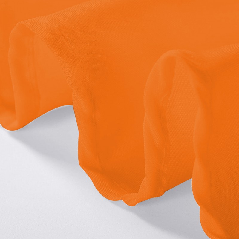 60 x 120 Inch Rectangular Polyester Tablecloth Orange 