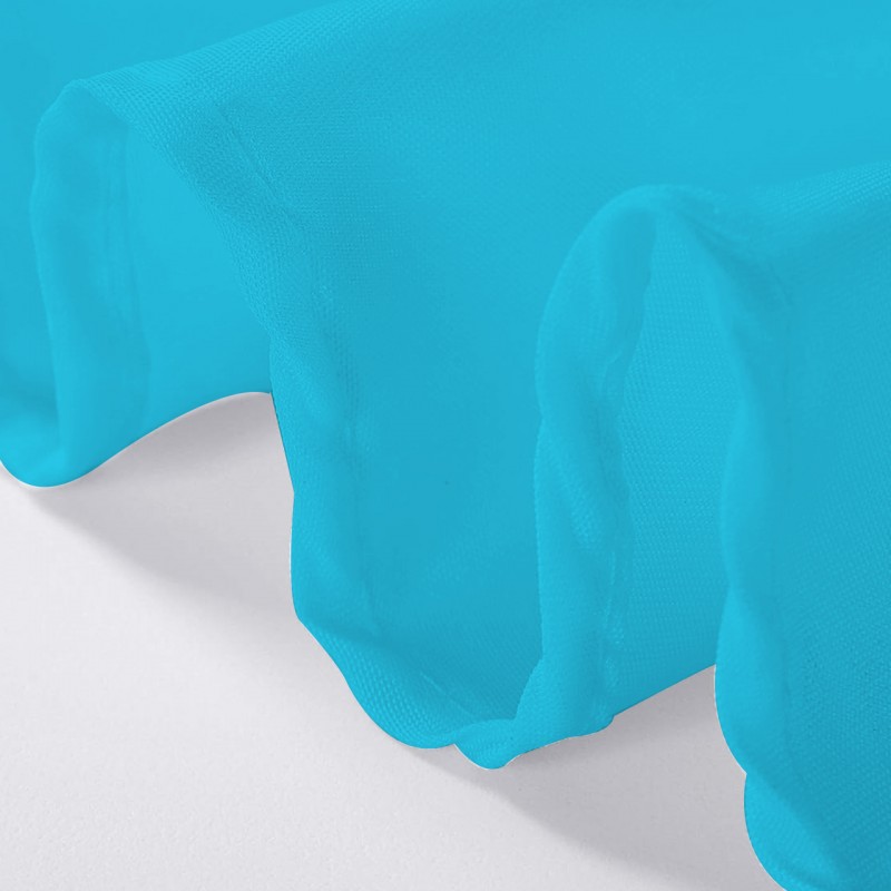 60 x 102 Inch Rectangular Polyester Tablecloth Turquoise 