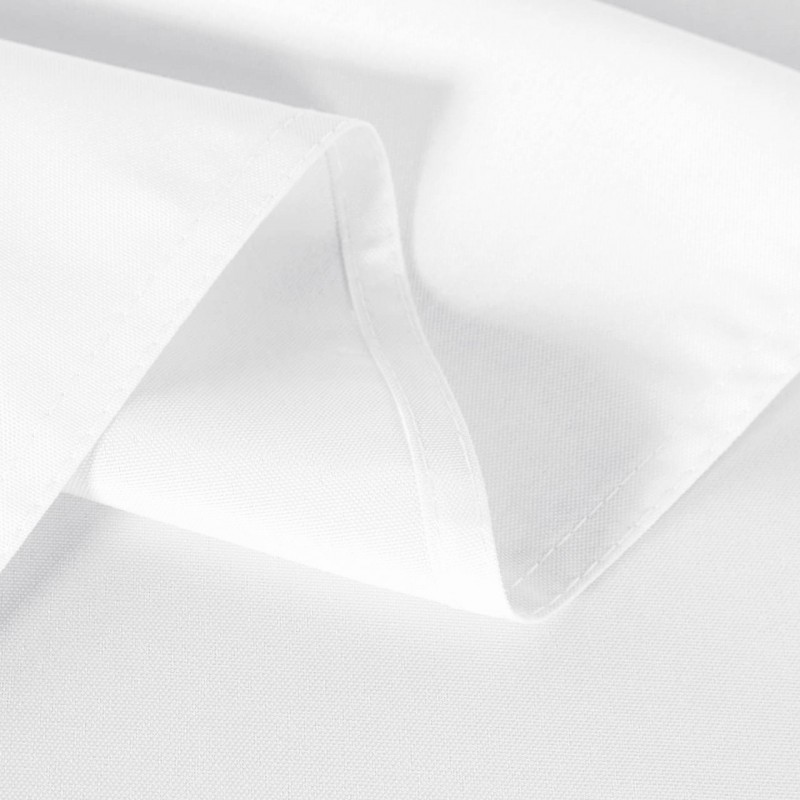60 x 120 Inch Rectangular Polyester Tablecloth White 