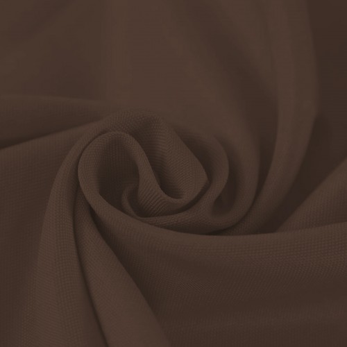 108 Inch Round Polyester Tablecloth Chocolate