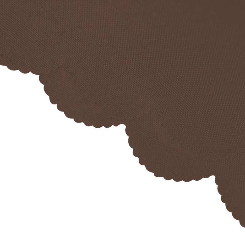 108 Inch Round Polyester Tablecloth Chocolate 