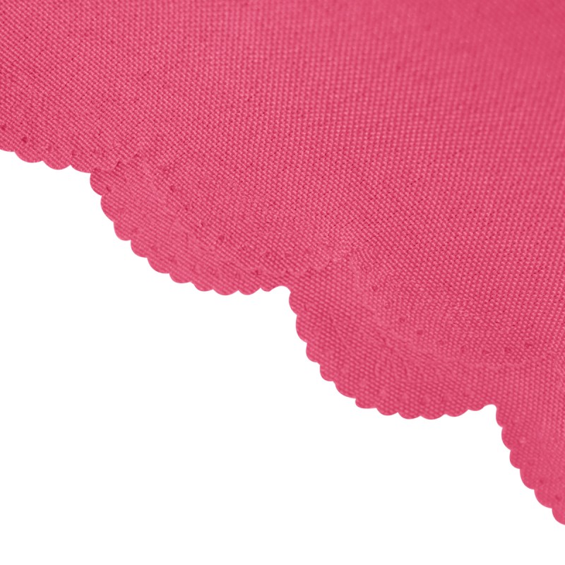 108 Inch Round Polyester Tablecloth Fuchsia 
