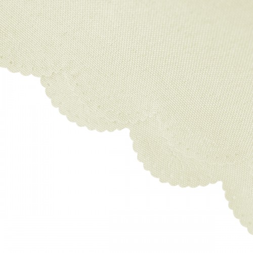 108 Inch Round Polyester Tablecloth Ivory