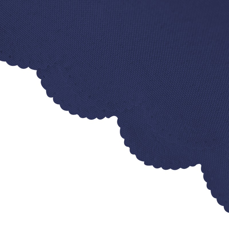 108 Inch Round Polyester Tablecloth Navy Blue 