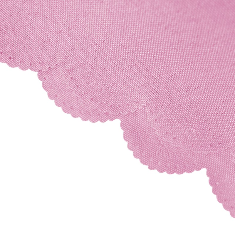 108 Inch Round Polyester Tablecloth Pink 