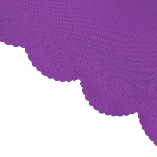 108 Inch Round Polyester Tablecloth Purple